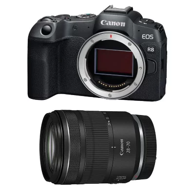 CANON  appareil photo hybride eos r8 + rf 28-70mm f/2.8 is usm 