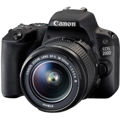 CANON  Appareil photo reflex  200D 18-55