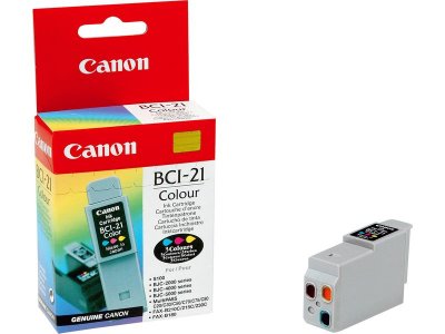 CANON  BCI-21 Cartouche d'encre d'origine Jaune, cyan, magenta