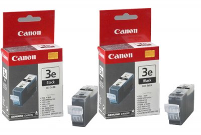 CANON  BCI-3e Cartouche noire TWINPACK Ancienne Version