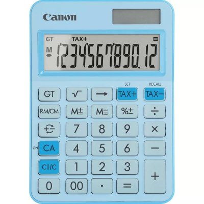 CANON  Calculatrice&nbsp;de bureau LS125KB - 12&nbsp;chiffres - Bleu