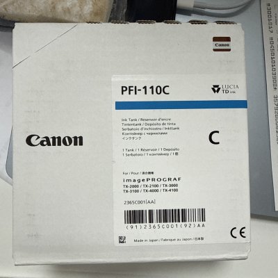 CANON   pfi-110 c noir