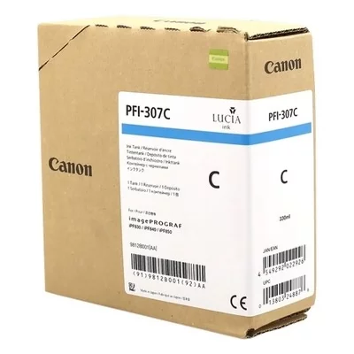 CANON   pfi-307c encre cyan 300ml noir