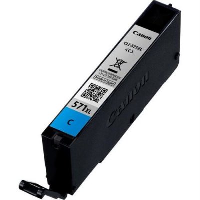 CANON  Cartouche d'encre CLI-571C XL grande capacit&eacute; Cyan (CLI571XL)