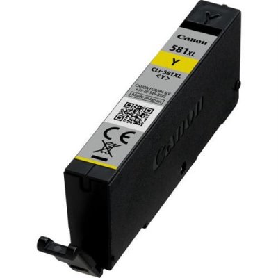 CANON  Cartouche d'encre CLI-581Y XL grande capacit&eacute; Jaune (CLI581XL)