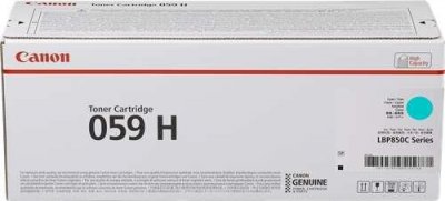 CANON  Cartridge 059 H C Toner Cyan (Emballage Carton)