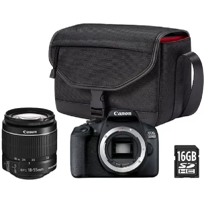 CANON  Eos 2000d 18-55 Mm Pack Reflex Camera Noir