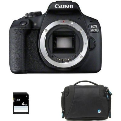 CANON  eos 2000d nu + sac + sd 4go 