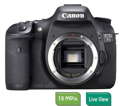 CANON  EOS 7D - Appareil photo num&eacute;rique - Reflex - 18.0 MP - APS-C - 1080p - corps uniquement