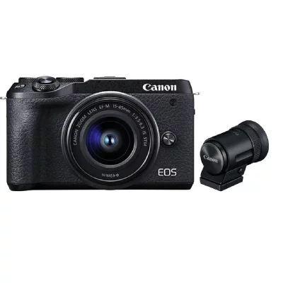 CANON  EOS M6 Mark II + Objectif EF-M 15-45 + Viseur