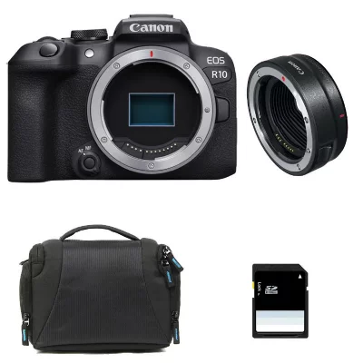 CANON  EOS R10 Garanti 3 ans + Sac + Carte SD 8 Go + Bague EF-EOS R