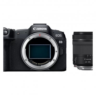 CANON  Eos R8 Rf 24-105mm F4-7.1 Is Stm Milc 24,2 Mp Cmos 6000 X 4000 Pixel Nero