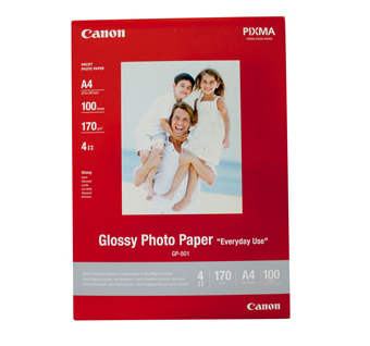 CANON  Gp-501 A4 Glossy 210 G 5 Sheets Blanc