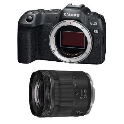 CANON  Hybride EOS R8 + RF 24-105mm f/4-7.1 IS STM Garanti 3 ans