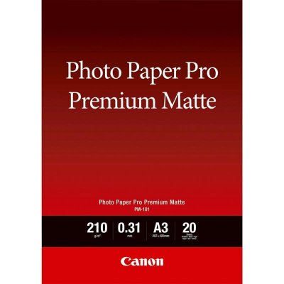 CANON  Papier Photo Professionnel PM-101 Mat A3 20 Feuilles