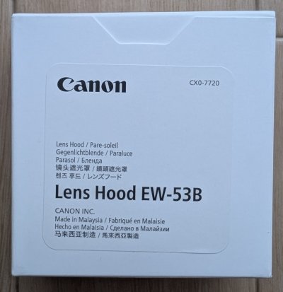 CANON  Pare-soleil EW-53B pour RF-S 10-18mm f/4.5-6.3 IS STM