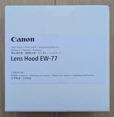 CANON  pare-soleil ew-77 pour ef 8-15mm f/4 l fe usm