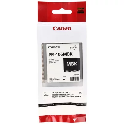 CANON  PFI-106 MBK - noir mat - originale - r&eacute;servoir d'encre 