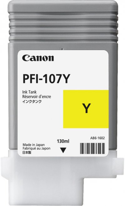 CANON  PFI-107Y Jaune cartouche d'encre
