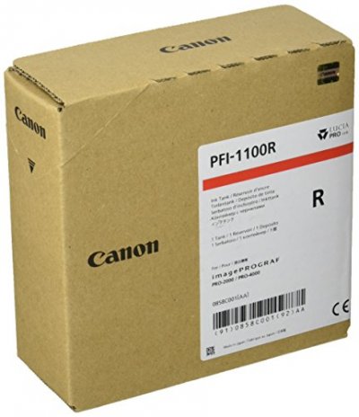 CANON  PFI-1100 R - rouge - originale - r&eacute;servoir d'encre 