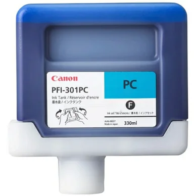 CANON  pfi301 cartouche photo cyan 1490b001 1490B001