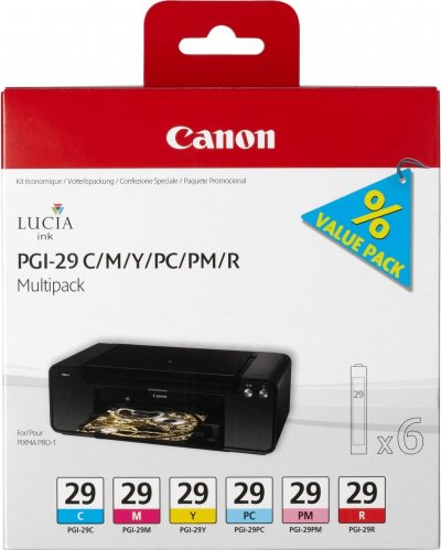 CANON  PGI-29 C/M/Y/PC/PM/R Multipack