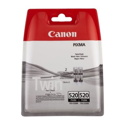 CANON  PGI-520BK Twin Pack (2 Noires)