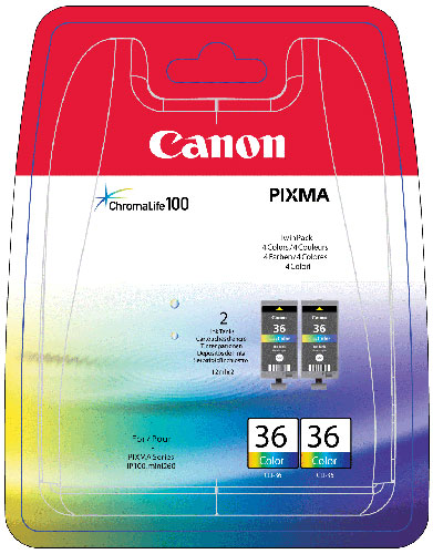 CANON  Pixma CLI-36 Twin Pack (2 cartouches couleurs)
