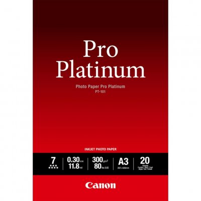 CANON  PT-101 Papier Photo Pro Platinum Format A3 (20 feuilles)