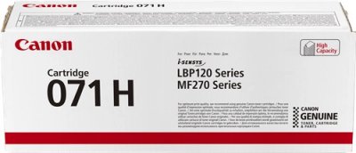 CANON  Toner Cartridge 71 H BK Noir Rendement 2500 Pages (Emballage Carton)