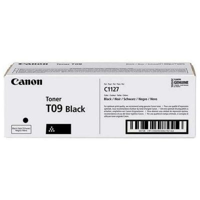 CANON  TONER T09 BK Cartouche de toner 1 pi&egrave;ce(s) Original Noir