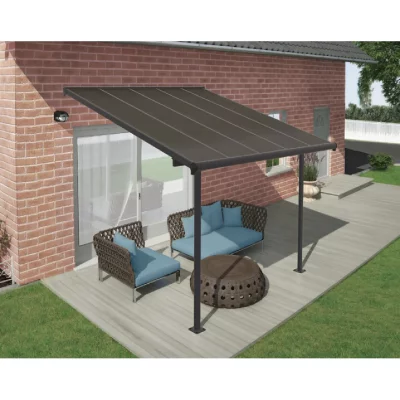 PALRAM Canopia Pergola en Aluminium et Polycarbonate Capri 9 m&sup2;