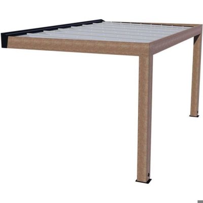 CANOPIA BY PALRAM Canopia pergola helsinki pergola en bois de c&egrave;dre 470 x 300 707367 