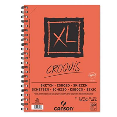 GENERIQUE Canson Album XL Croquis 90g A4 - 120 feuilles. spiral&eacute; grand c&ocirc;t&eacute;