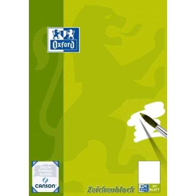 CANSON  bloc &agrave; dessin, format a3, 20 feuilles, blanc, 120 100050301