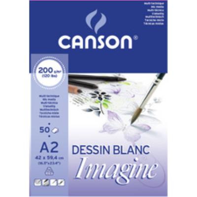 CANSON  Bloc &agrave; dessin Imagine, format A1, 200 g/m2
