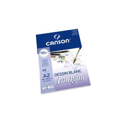 CANSON  Bloc &Agrave; Dessin Imagine, Format A2, 200 G/M2
