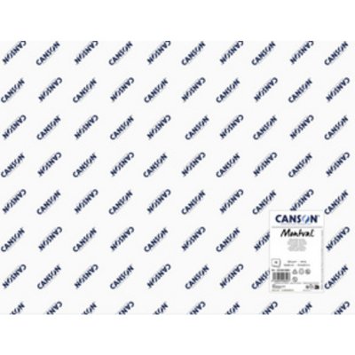CANSON   papier &agrave; dessin ""montval"", 300 g/m2, 500 x 650 mm noir