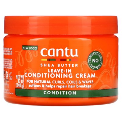 CANTU  BEURRE DE KARITE  - Cr&egrave;me Apr&egrave;s Shampoing Sans Rin&ccedil;age  - 340g