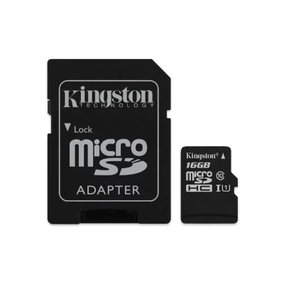 KINGSTON Canvas select microsd uhs-i - 16go + adaptateur sd