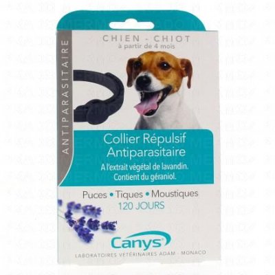 CANYS  Collier Antiparasitaire Insectifuge Chien et Chiot 1 Collier