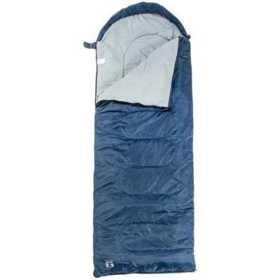 CAO  6007B Sac de Couchage Mixte Adulte, Bleu, 180 (+30cm) x 70 cm