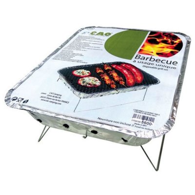 CAO CAMPING CAO - Barbecue &agrave; usage unique - 31x26cm