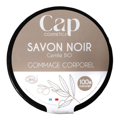 Cap Cosmetics Savon Noir Exfoliant Bio 200 ml - Pot 200 ml