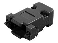 MCAD Capot DB25 - plastique noir &agrave; vis courtes