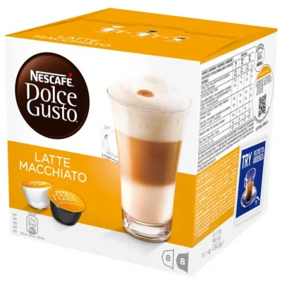 NESTLE Capsules de caf&eacute; Nescaf&eacute; Dolce Gusto 98386 Latte Macchiato (16 uds)