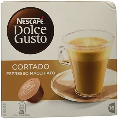 NESCAFE&REG; DOLCE GUSTO&REG; Capsules de caf&eacute; NESCAF&Eacute;&reg; Dolce Gusto&reg; Cortado, 16 pi&egrave;ces.