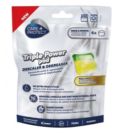 CARE PLUS PROTECT Capsules d&eacute;tartrantes, 150 ml, lot de 6 - Haier - CPPPODWMDW