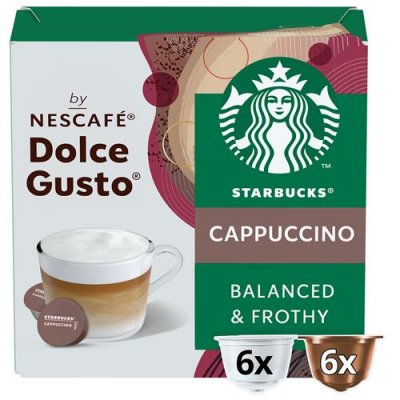 STARBUCKS Capsules Nestle  BY DOLCE GUSTO CAPPUCCINO
