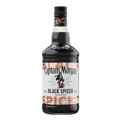 CAPTAIN MORGAN  - Black Spiced - Rhum &Eacute;pic&eacute; - 40.0 % Vol. - 70 Cl